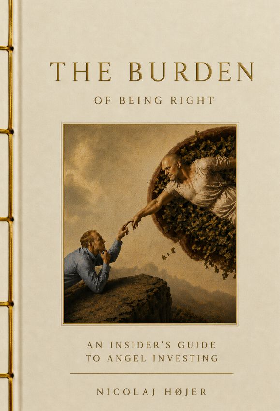 Front cover of The Burden of Being Right by Nicolaj Højer